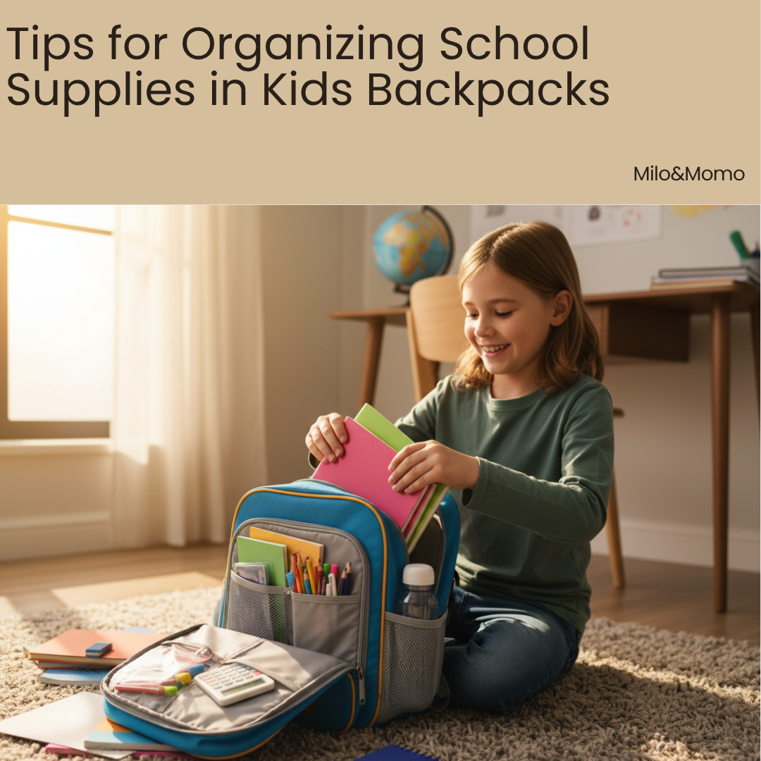 Tips for Organizing School Supplies in Kids Backpacks