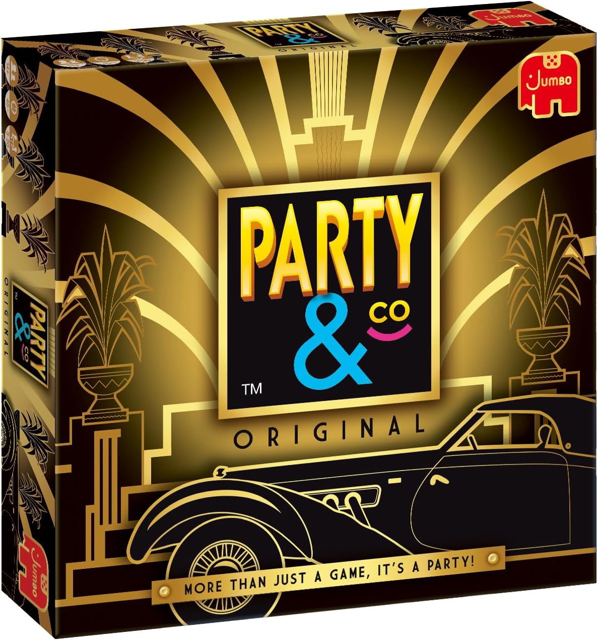 Jumbo Party & Co. Original Board Game - Fun Multi-Challenge Game for 14+ Years, Multiplayer Family Entertainment.