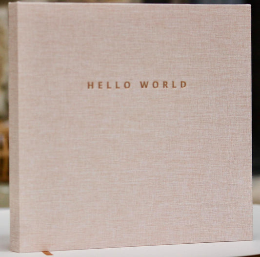 Linen Gender Neutral | Minimalist Keepsake Memory Book Photo Album for Baby Boy or Girl First 5 Years – A Milestone Book to Record Every Event from Birth to Age 5 (Linen)